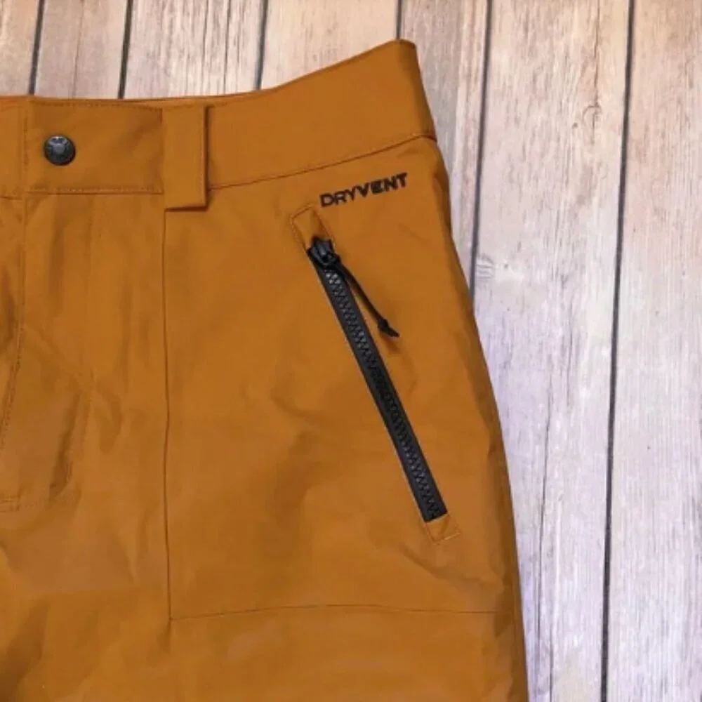 NWT! NEW! The North Face Seymore Shell Snow Pants Men's Timber Tan Size M